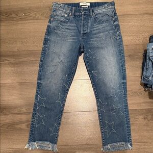 Pistola Blue Star Pattern Ankle Jeans